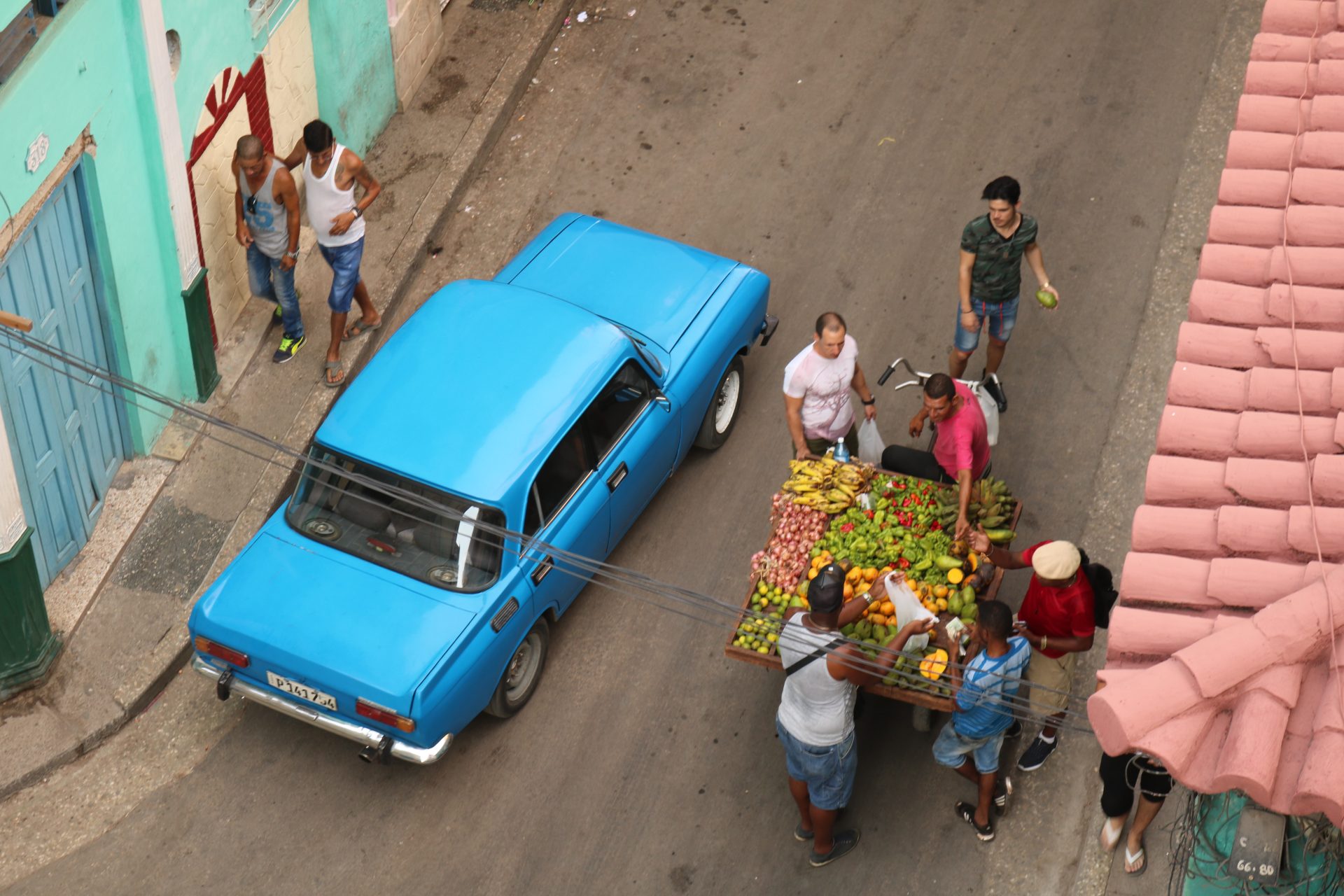 Cuba fresh produce vendor