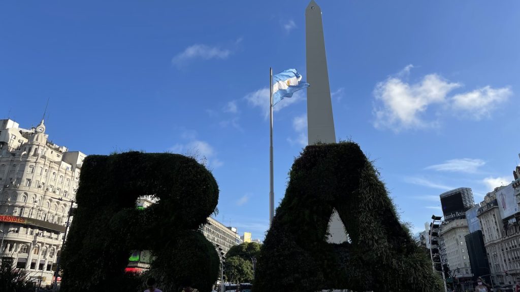 Buenos Aires Obelisk (Obelisco) by day