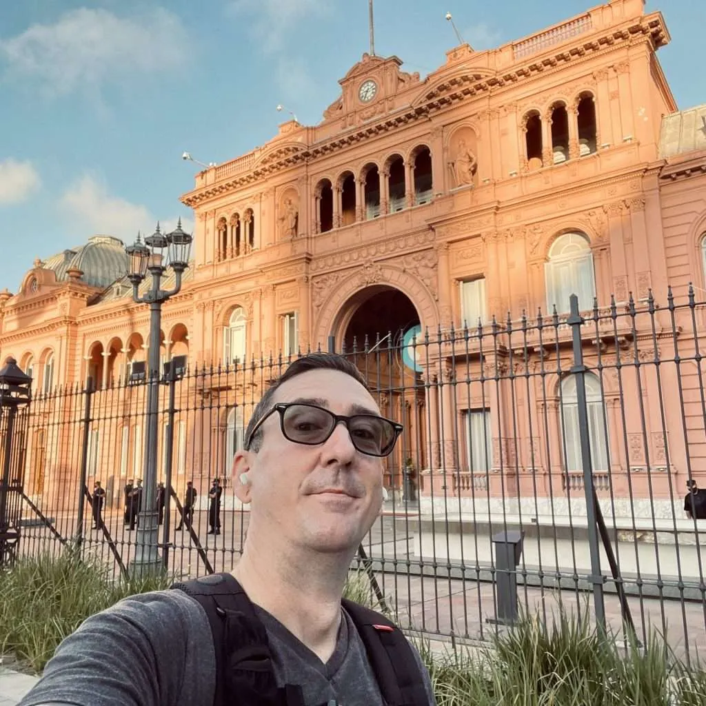 Casa Rosada in Buenos Aires on Plaza de Mayo