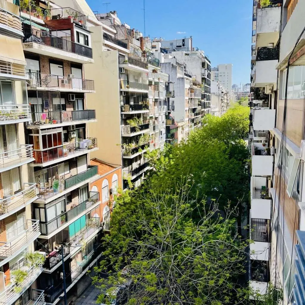 View from Babel Alto balcony in Alto Palermo, Buenos Aires