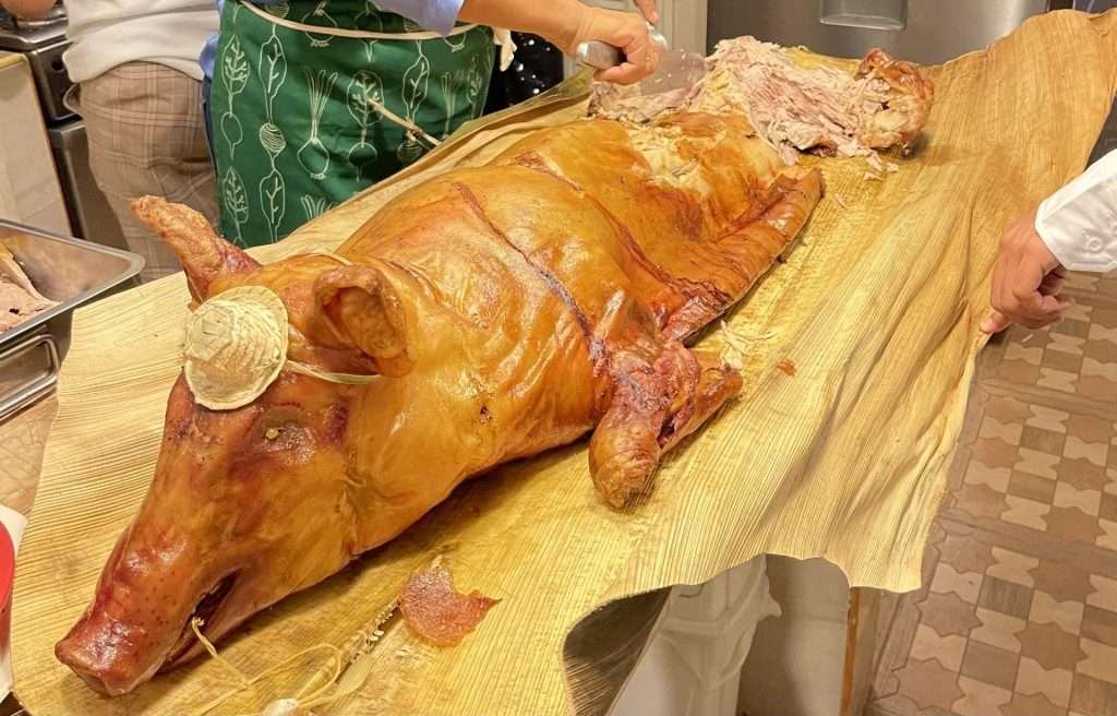 Roast Pork is the best food in Havana Cuba