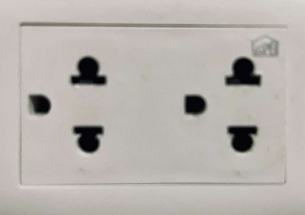 Type A and C dual outlet in Lima Peru
