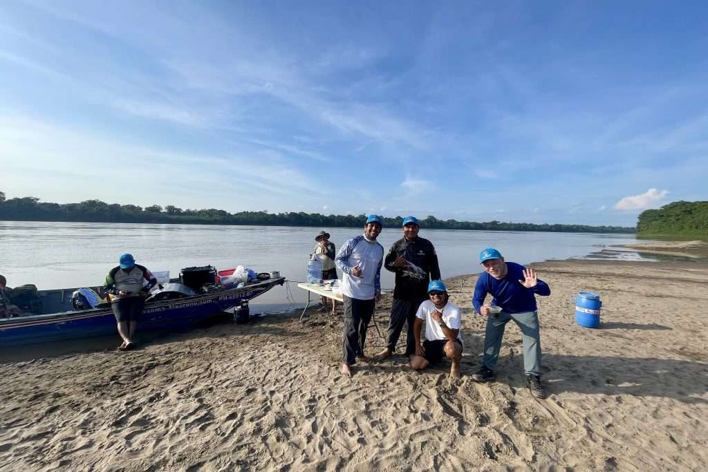Fishing in the Amazon with Kieran and Marco