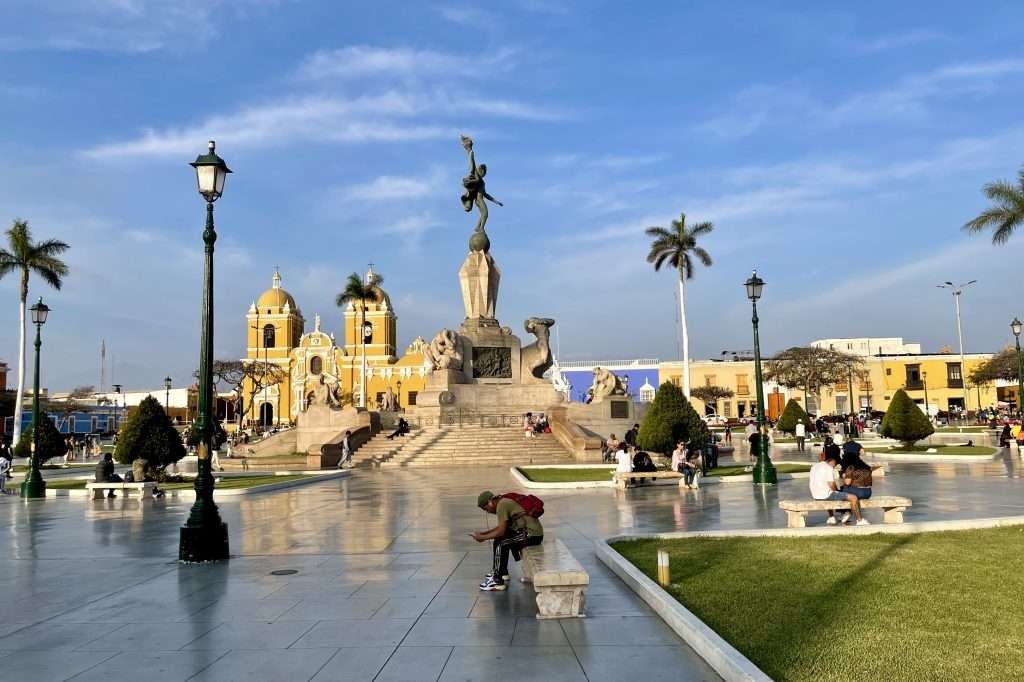 Plaza de Armas Trujillo in Peru