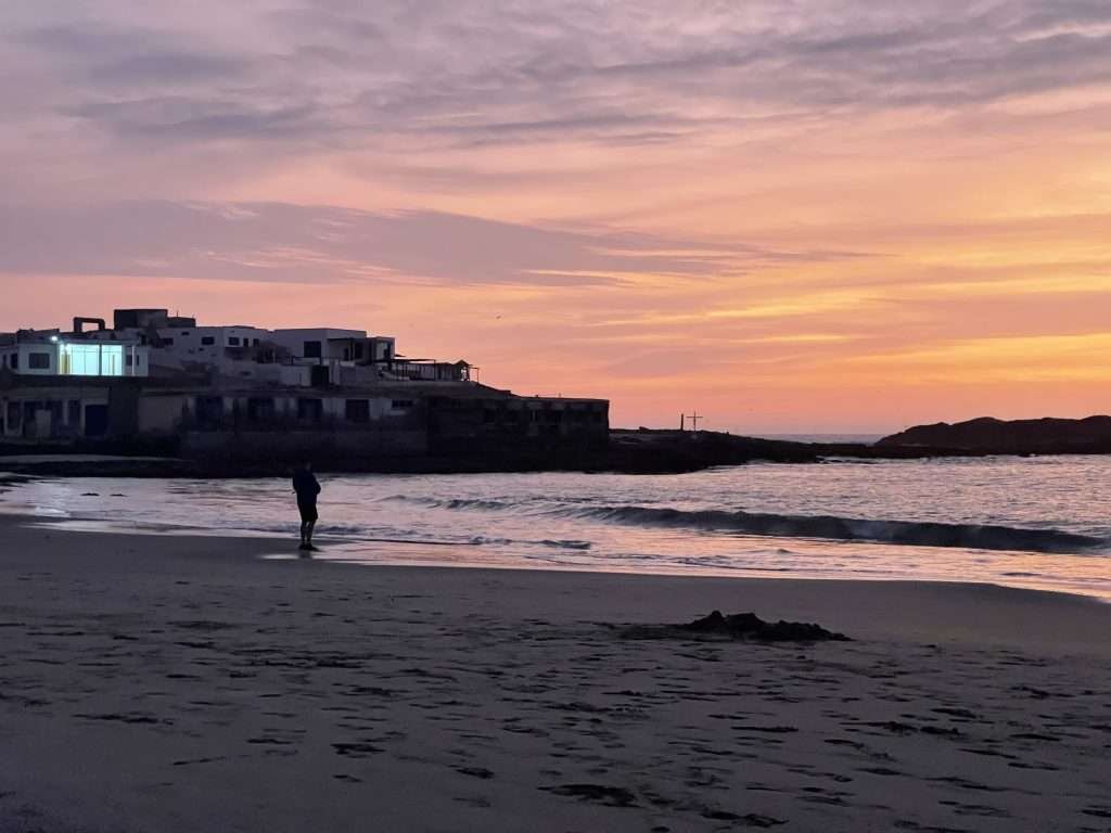 Sunset in Huarmey Peru