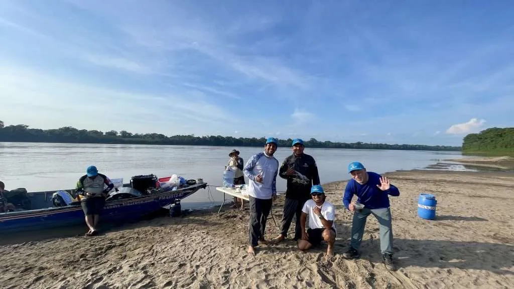 Taking a tour along the Madre de Dios river in Tambopata from Puerto Maldonado