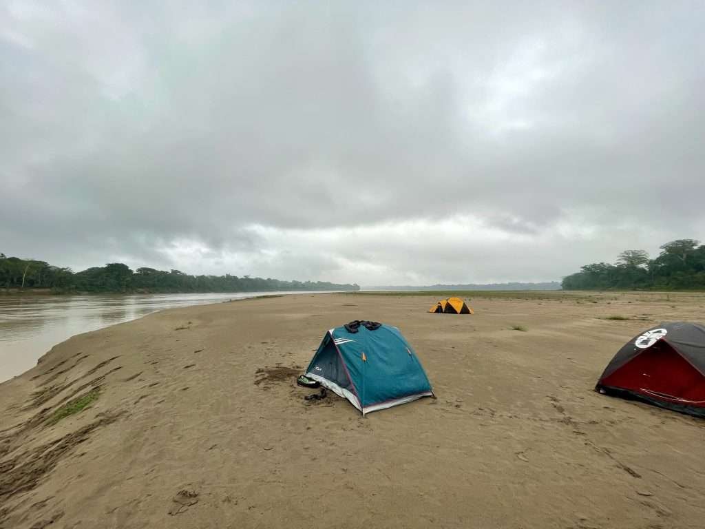 Camping overnight at Monkey Island in Tambopata (isla de los monos)