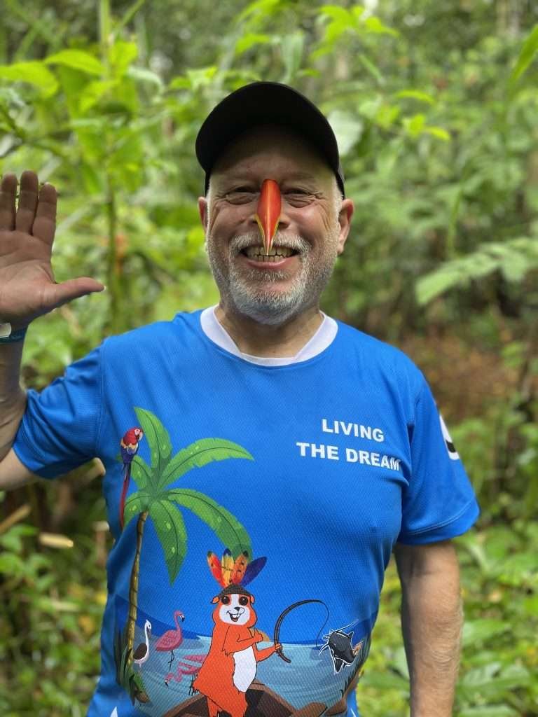 Canadian Dave on Monkey Island in Tambopata (isla de los monos)